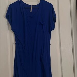 Fabletics Royal Blue Short Sleeve Tee